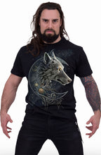 Load image into Gallery viewer, Spiral Celtic Wolf shirt sleeve t shirt