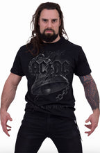 Load image into Gallery viewer, Spiral Direct ACDC Back in Black short sleeve t shirt