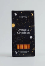 Load image into Gallery viewer, St Eval Christmas Orange and Cinnamon 1/2inch x 6inch x 6 candles