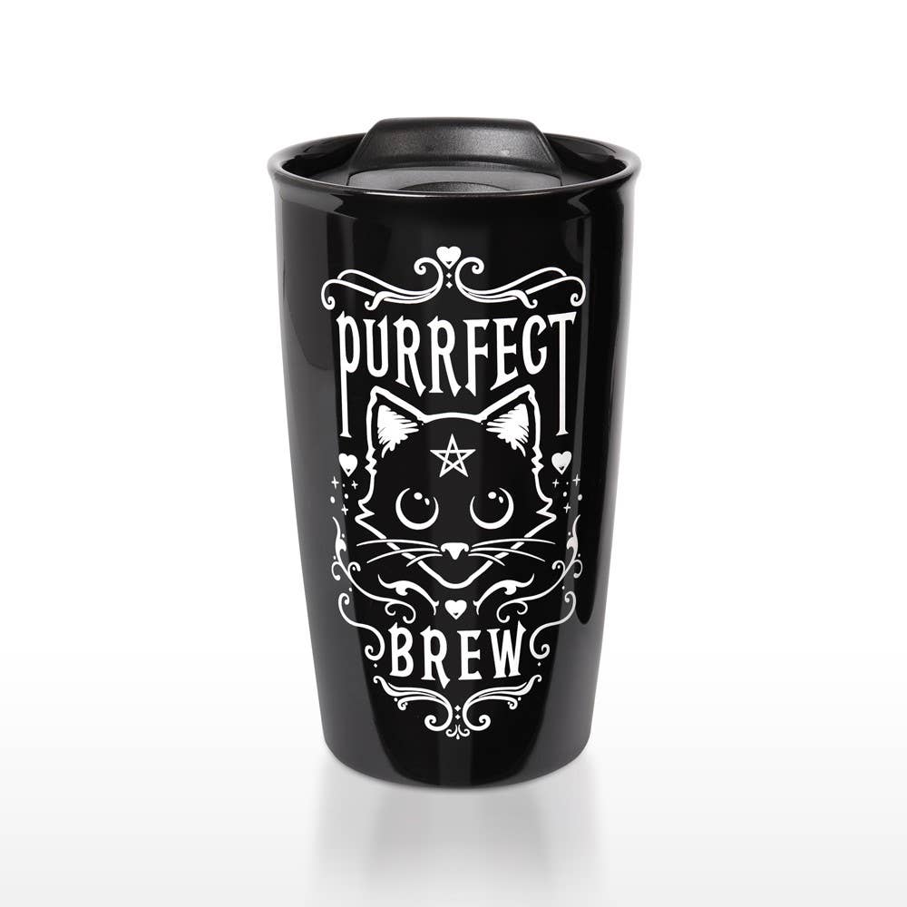 Purrfect Brew: Double Walled Mug (Mug)