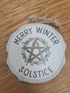 Winter Solstice Hanging Ornament