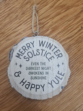 Load image into Gallery viewer, Winter Solstice Hanging Ornament
