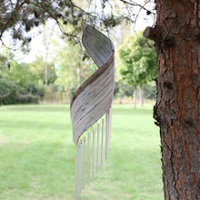 Load image into Gallery viewer, Coconut Leaf Wind Chimes - Whitewash
