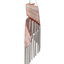 Load image into Gallery viewer, Coconut Leaf Wind Chimes - Whitewash
