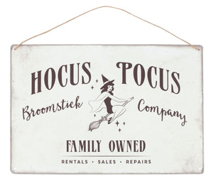 Hocus Pocus Broomstick Sign