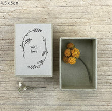 Load image into Gallery viewer, ***NEW***East of India Dried Flower Matchbox

