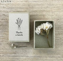 Load image into Gallery viewer, ***NEW***East of India Dried Flower Matchbox
