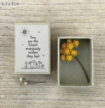 Load image into Gallery viewer, ***NEW***East of India Dried Flower Matchbox
