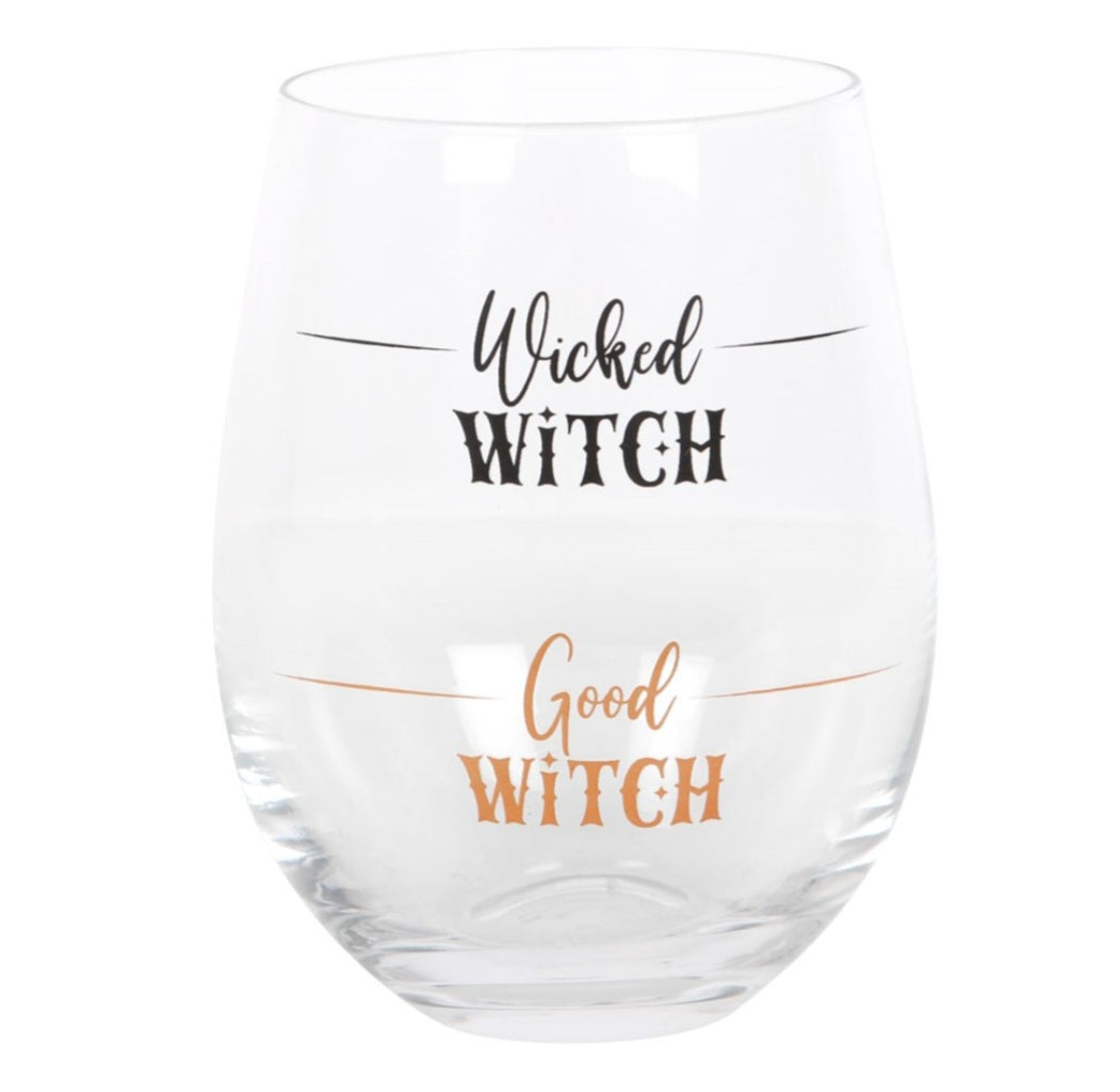 Wine Glass Wicked Witch