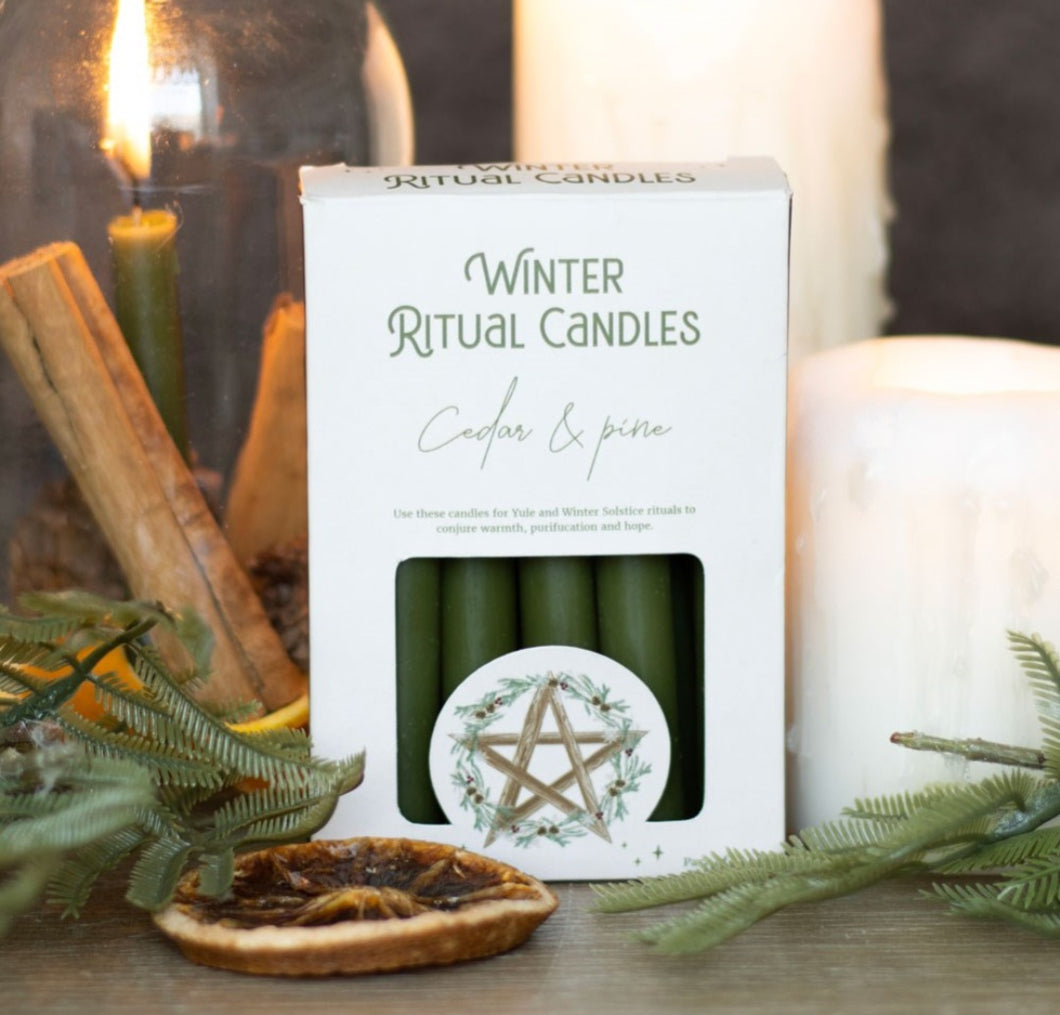 Winter Solstice Spell Candles