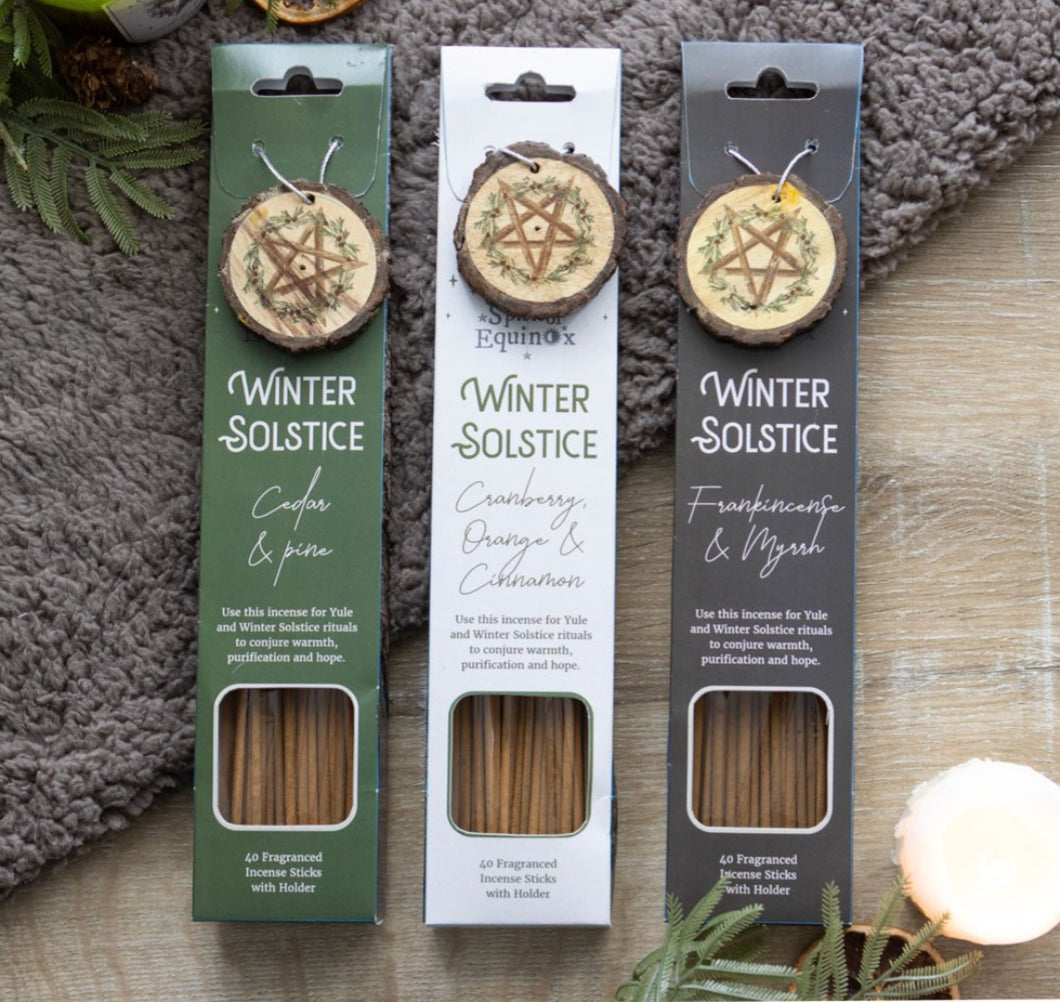 Winter Solstice Incense Gift Set