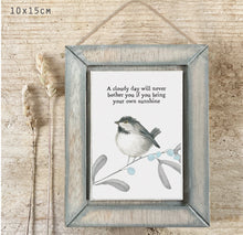 Load image into Gallery viewer, East of India Bird Wooden Pictures
