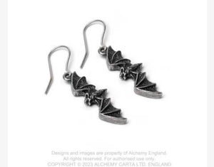 Alchemy Batwing Earrings
