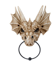 Load image into Gallery viewer, Shadows of Darkness Dragon Skull Door Knocker
