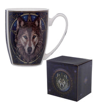 Load image into Gallery viewer, Wolf Head Mug by Lisa Parker

