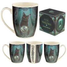 Load image into Gallery viewer, Mug Rise of the Witches Cat by Lisa Parker

