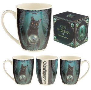 Mug Rise of the Witches Cat by Lisa Parker