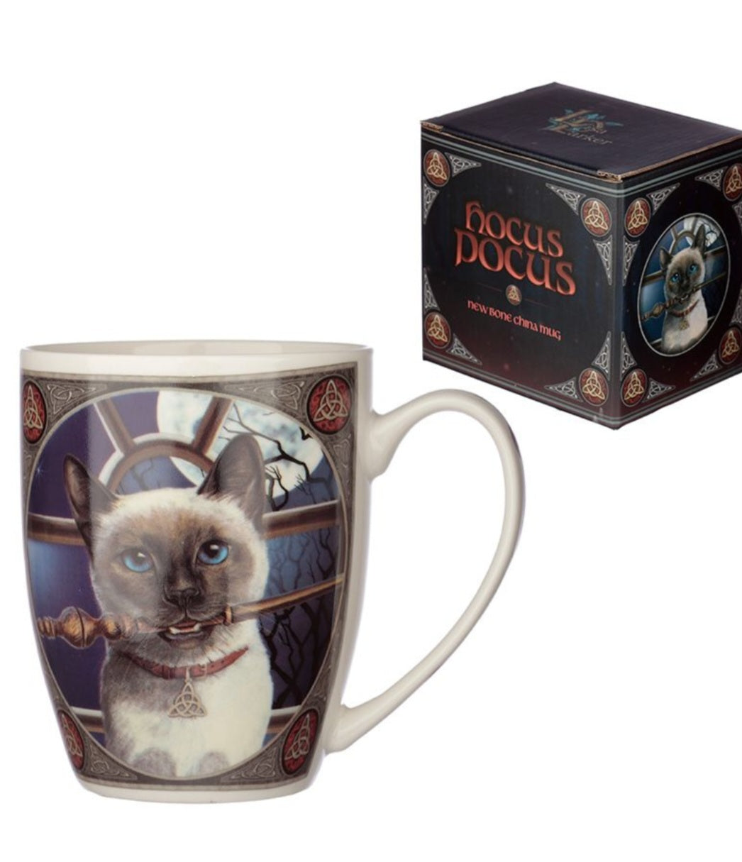 Mug Hocus Pocus Cat by Lisa Parker