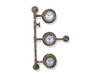 Rusty Steam Guage clock
