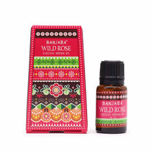 Load image into Gallery viewer, Banjara Indian Fragrance Oil 10ml - Wild Rose
