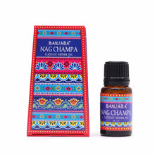 Load image into Gallery viewer, Banjara Indian Fragrance Oil 10ml - Nag Champa
