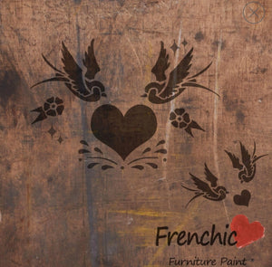 Frenchic Swallows Stencil