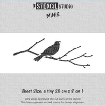 Load image into Gallery viewer, Stencil Mini Blackbird Branch
