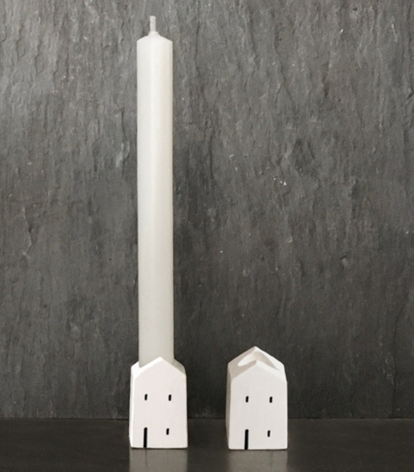 Candle with holder