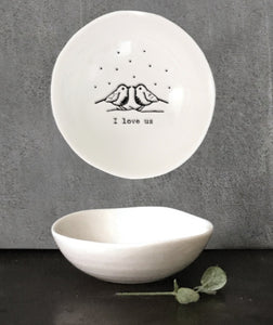 East of India Porcelain ring dish