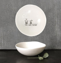 Load image into Gallery viewer, East of India Porcelain ring dish

