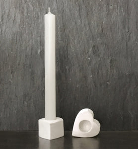 Candle with holder