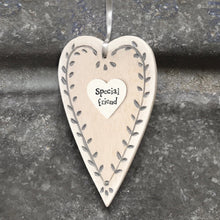 Load image into Gallery viewer, East of India Wooden Hearts
