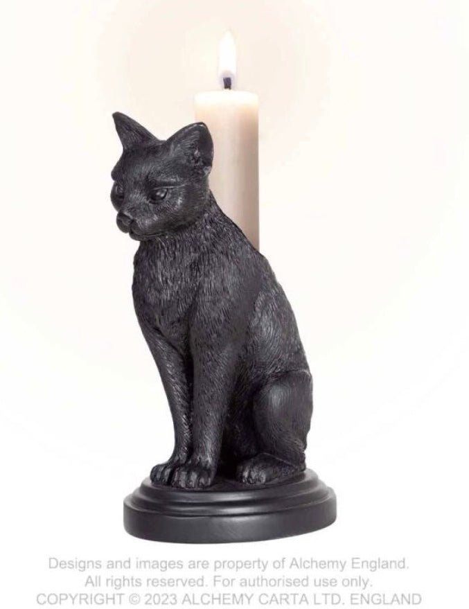 Alchemy Black Cat Candlestick