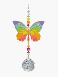Crystal Dreams Butterfly Rainbow