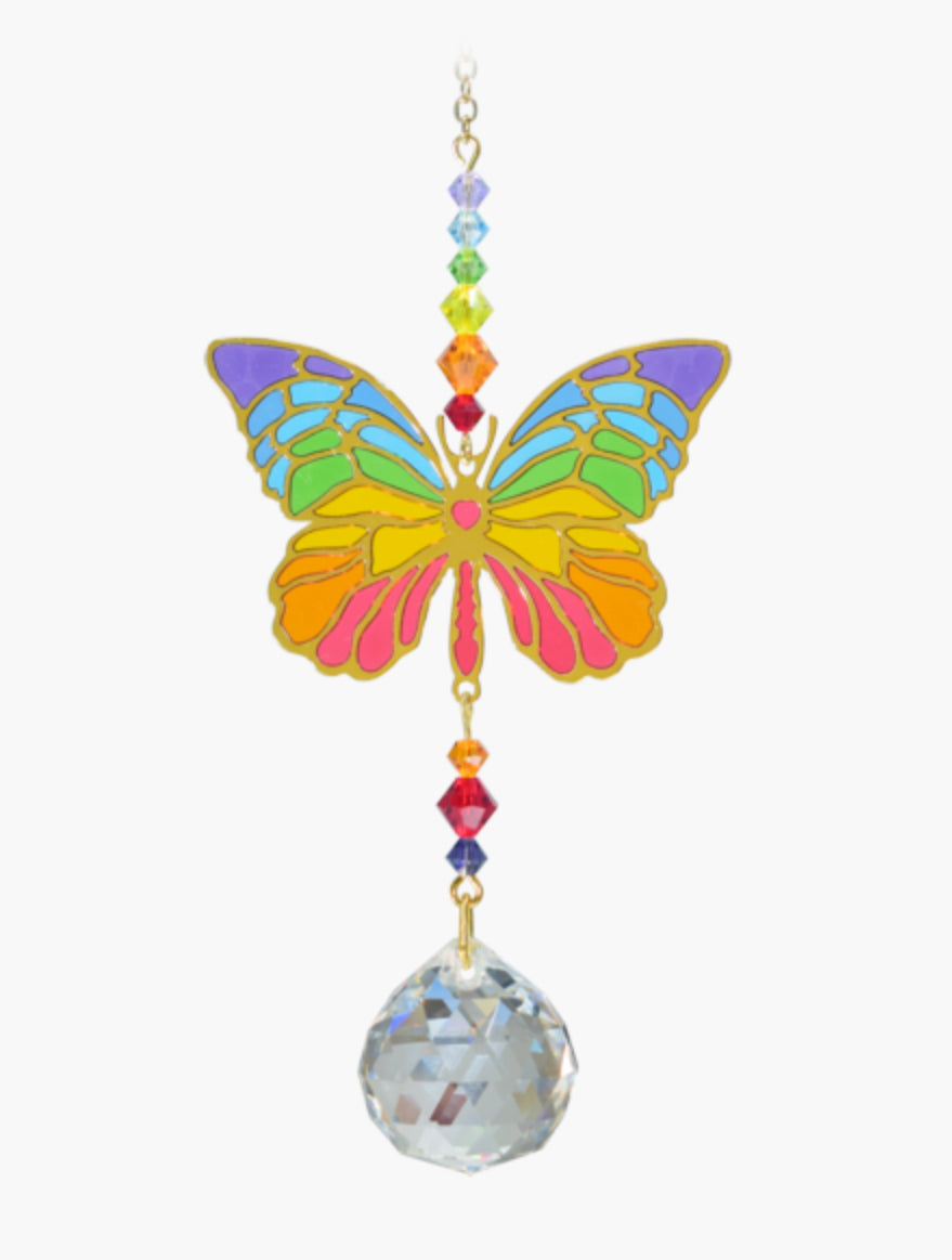 Crystal Dreams Butterfly Rainbow