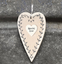 Load image into Gallery viewer, East of India Wooden Hearts

