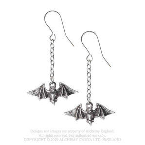 Alchemy England Kiss the Night Drop Earrings