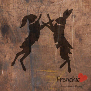 Frenchic Boxing Hares Stencil