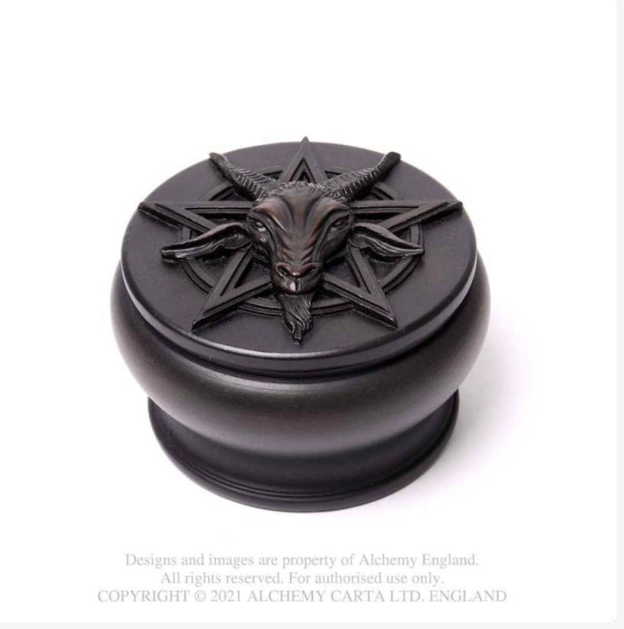 Alchemy Trinket Box Baphomet