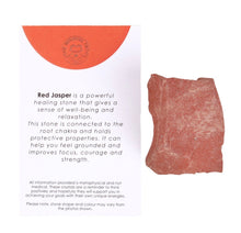 Load image into Gallery viewer, Crystals for Healing Red Jasper
