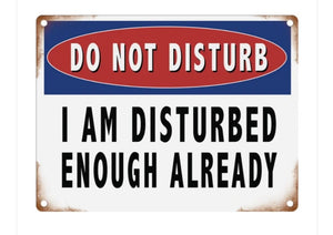 Humour Metal Signs