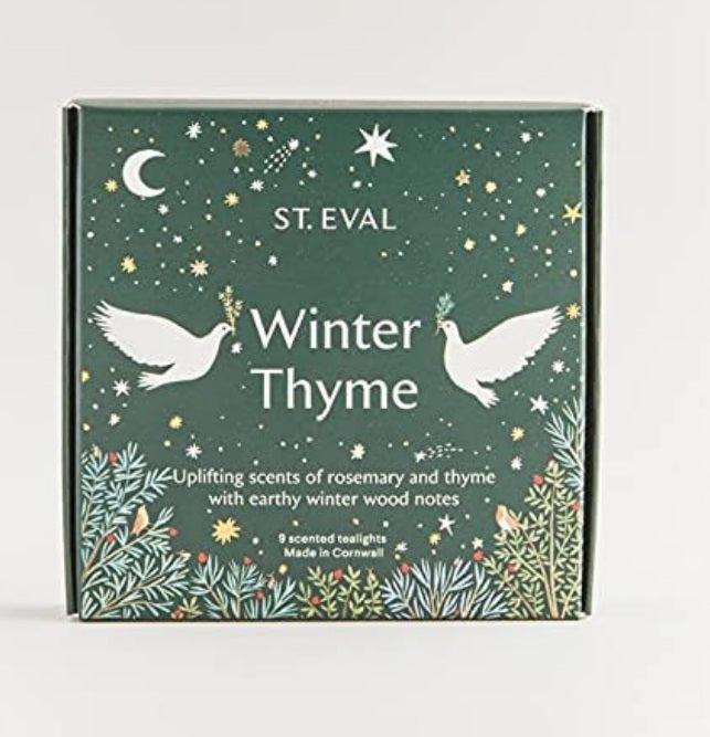 St Eval Winter Thyme Tealight Candles