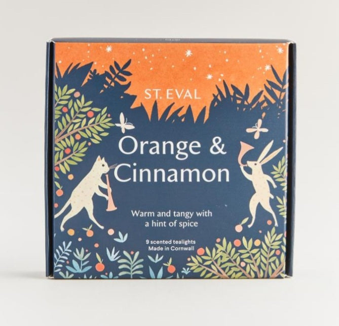 St Eval Orange and Cinnamon Tealight Candles