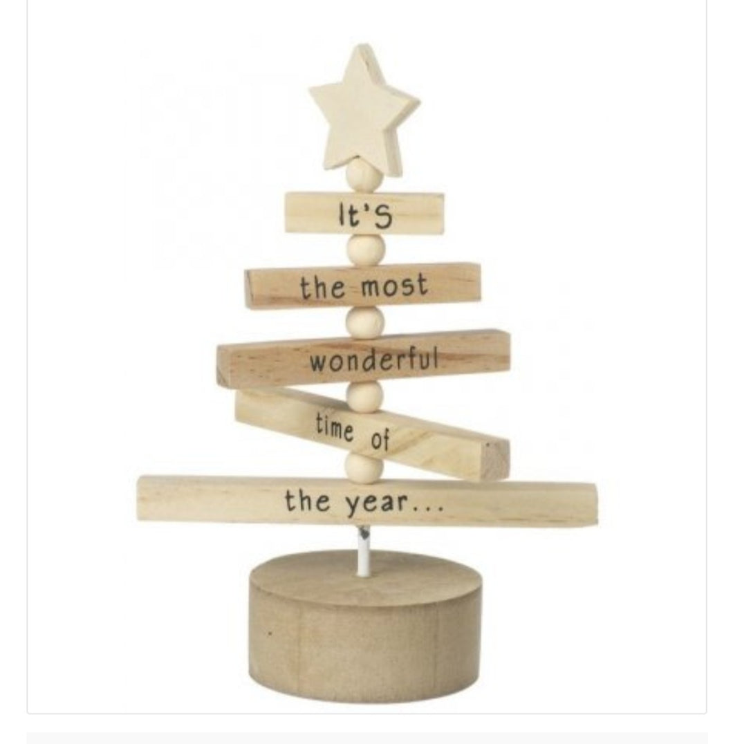 Wooden Christmas tree