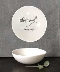 East of India Porcelain ring dish