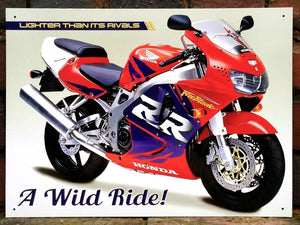 Vintage Motorbike Signs Metal 41cm