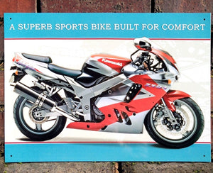 Vintage Motorbike Signs Metal 41cm