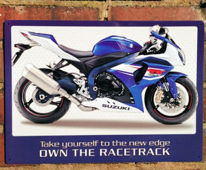 Vintage Motorbike Signs Metal 41cm
