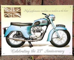 Vintage Motorbike Signs Metal 41cm