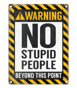 Humour Metal Signs